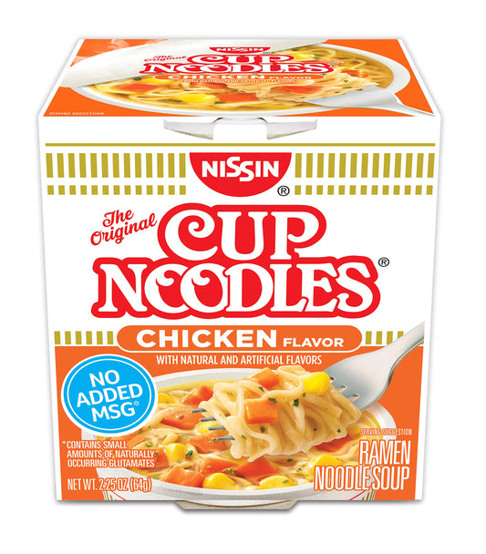 NISSIN CUP NOODLES CHICKEN 2.25oz GNISSIN035