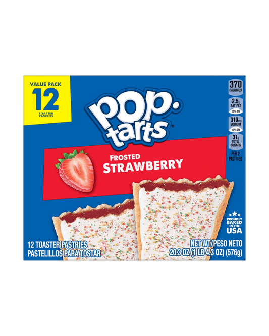 POP TARTS FROSTED STRAWBERRY,20.3oz - 12ct GPOPTARTS2733