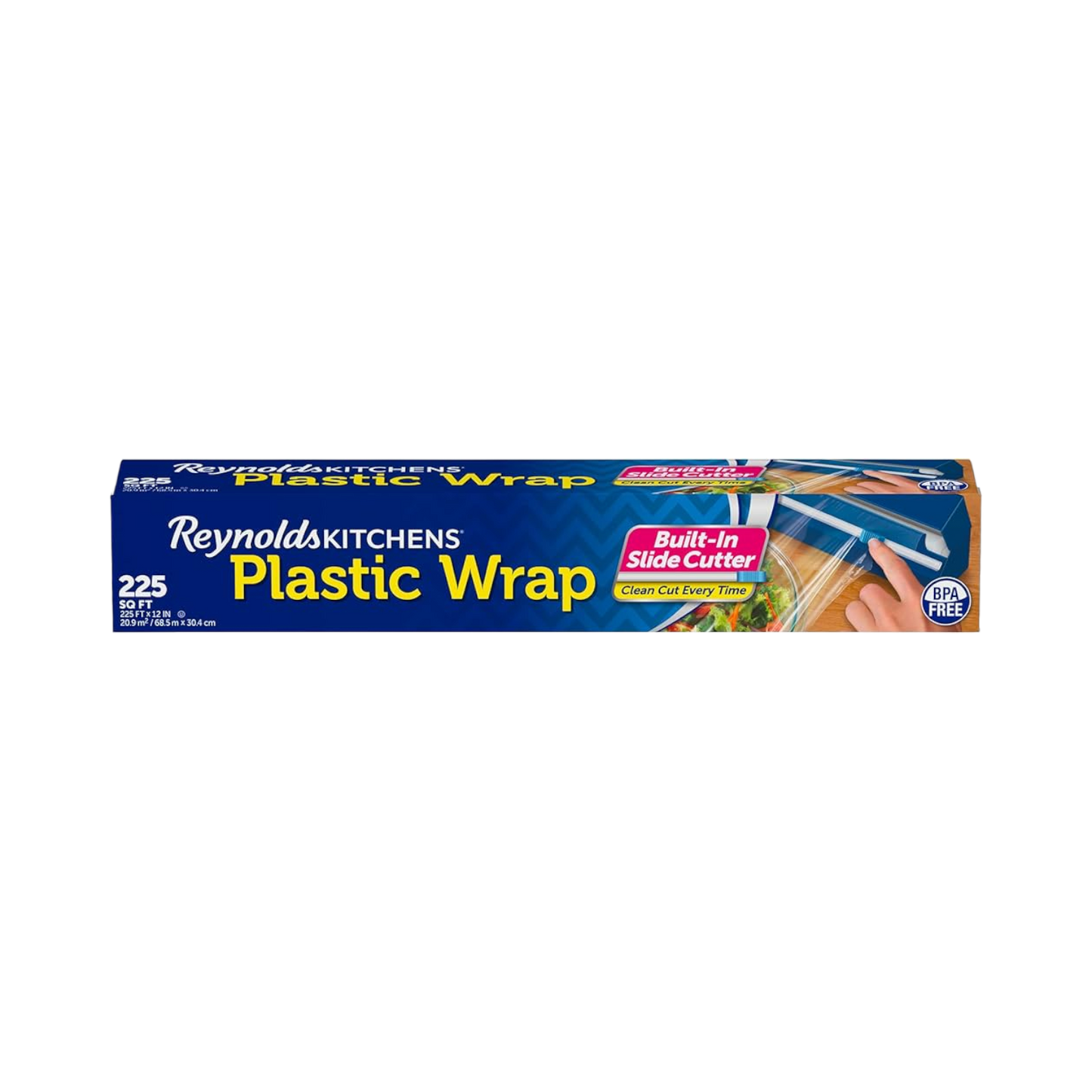 REYNOLDS KITCHENS QUICK CUT PLASTIC WRAP, 225sq ft REY2254