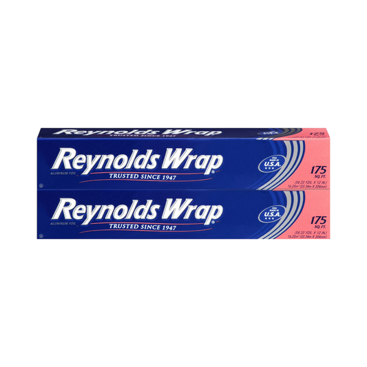 REYNOLDS WRAP EVERYDAY FOIL TWIN PACK 2pk rolls,175sq ft EA. - REY3502