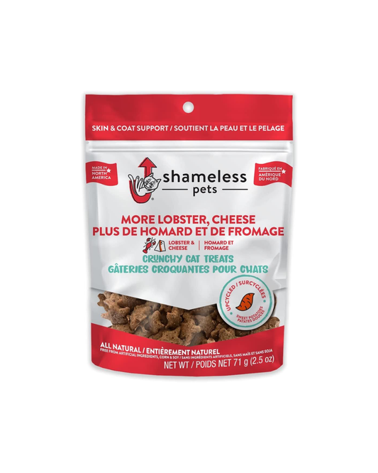 Shameless Pets More Lobster, Cheese Crunchy Cat Treats, 2.5oz - GSHAMELESS7851