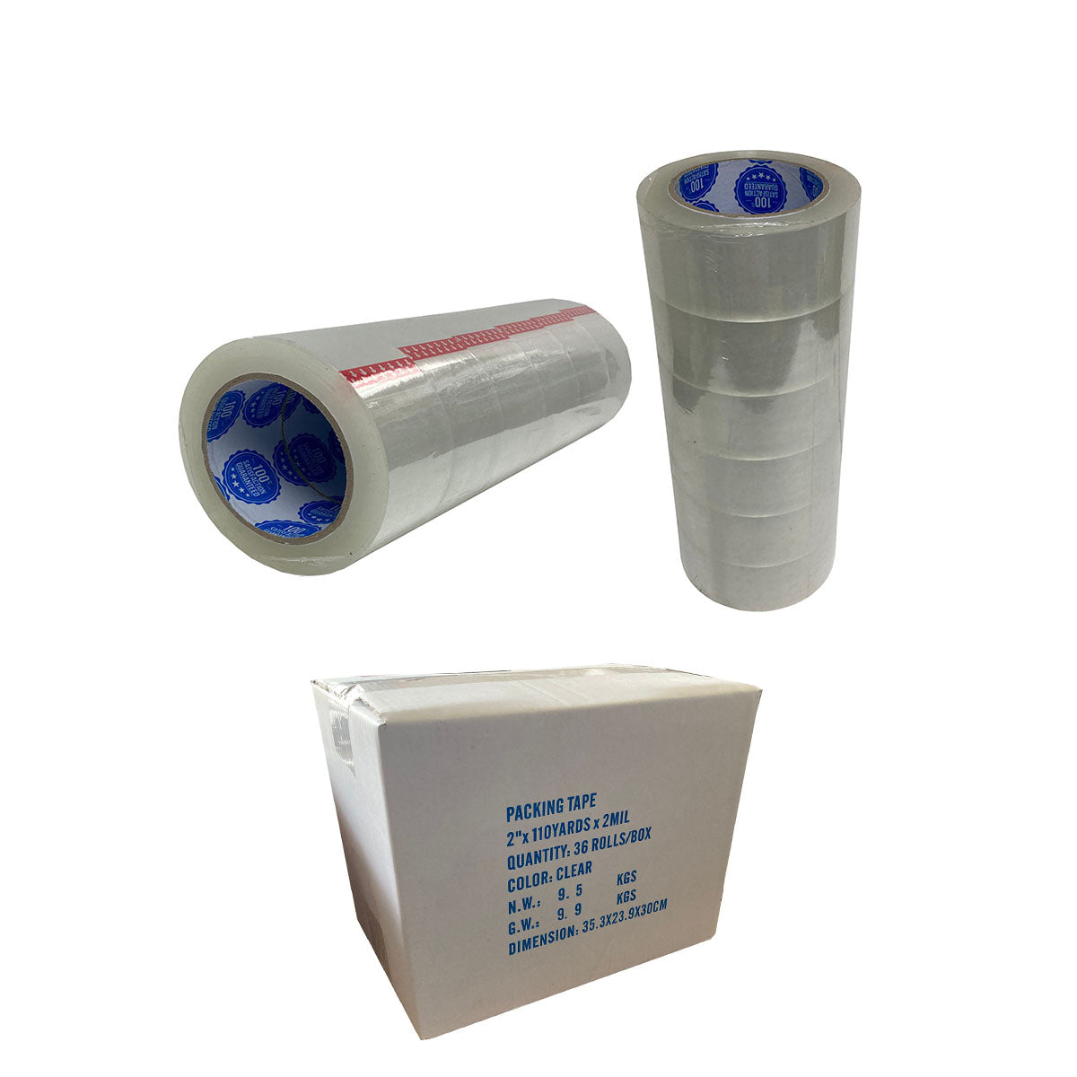 Clear Adhesive Packing Tape - TAPE110