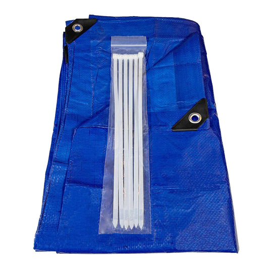 80 GSM BLUE TARP 10 X 16 FT- TB10X16