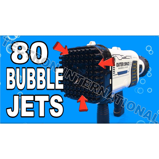 80 Holes Bubble Blaster Size: 17 X 10.5 X 5 Inches - GAME080
