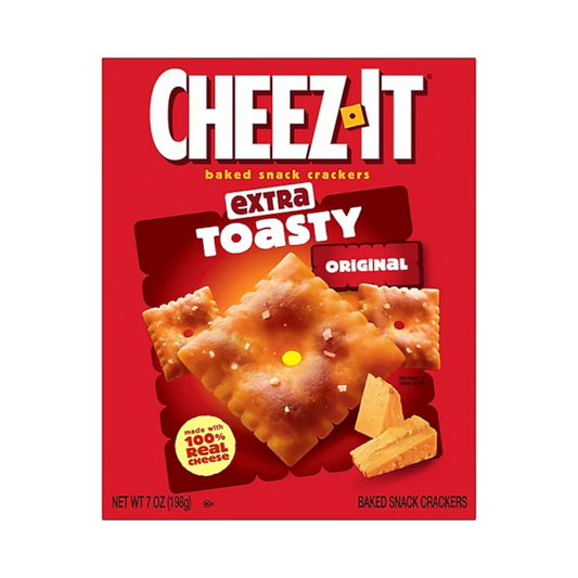 CHEEZ IT EXTRA TOASTY ORIGINAL, 7oz GCHEEZIT350