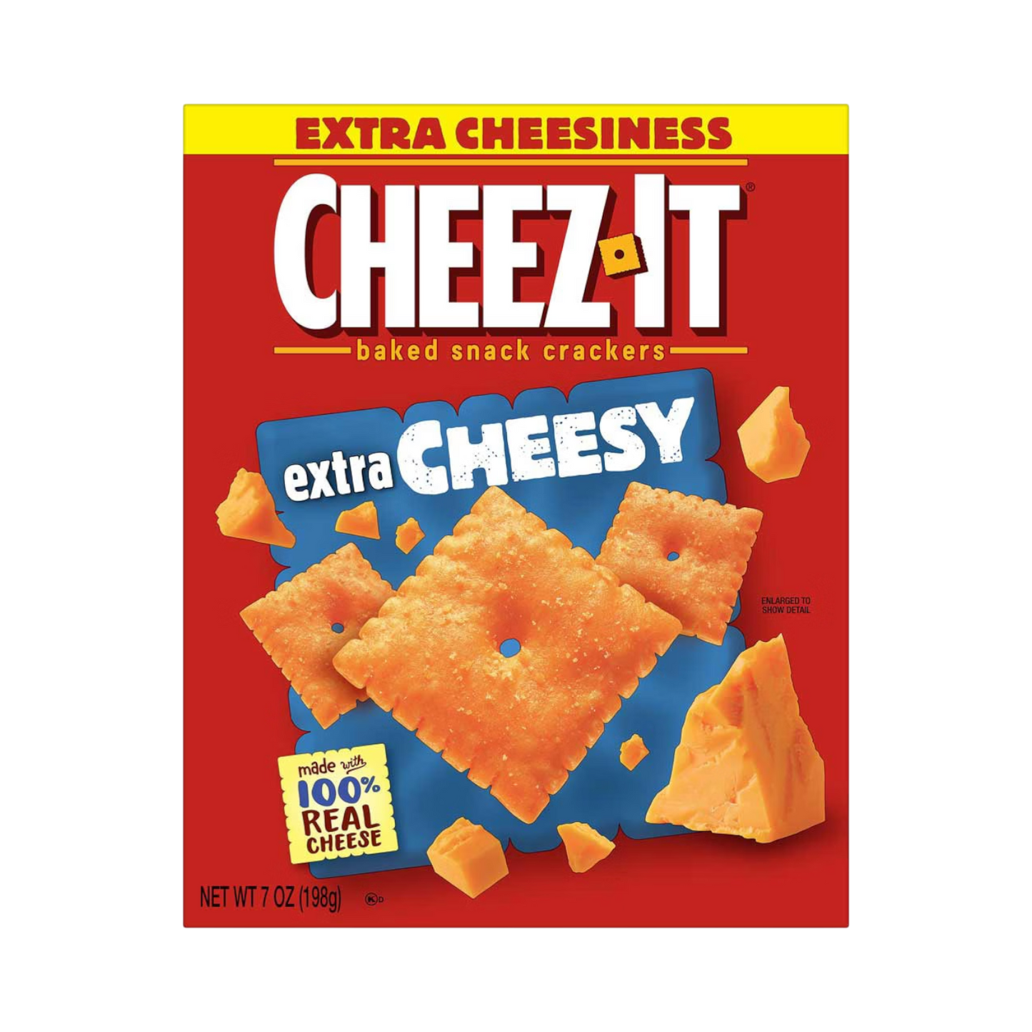 CHEEZ IT EXTRA CHEESY CLASSIC, 7oz GCHEEZIT621