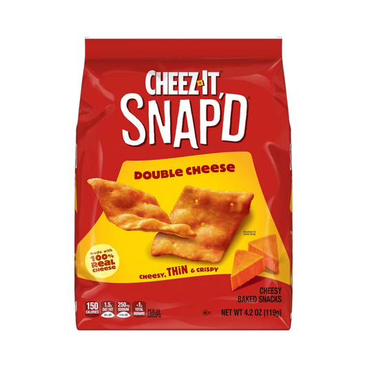 CHEEZ IT SNAPD DOUBLE CHEESE, 4.2oz GCHEEZIT425