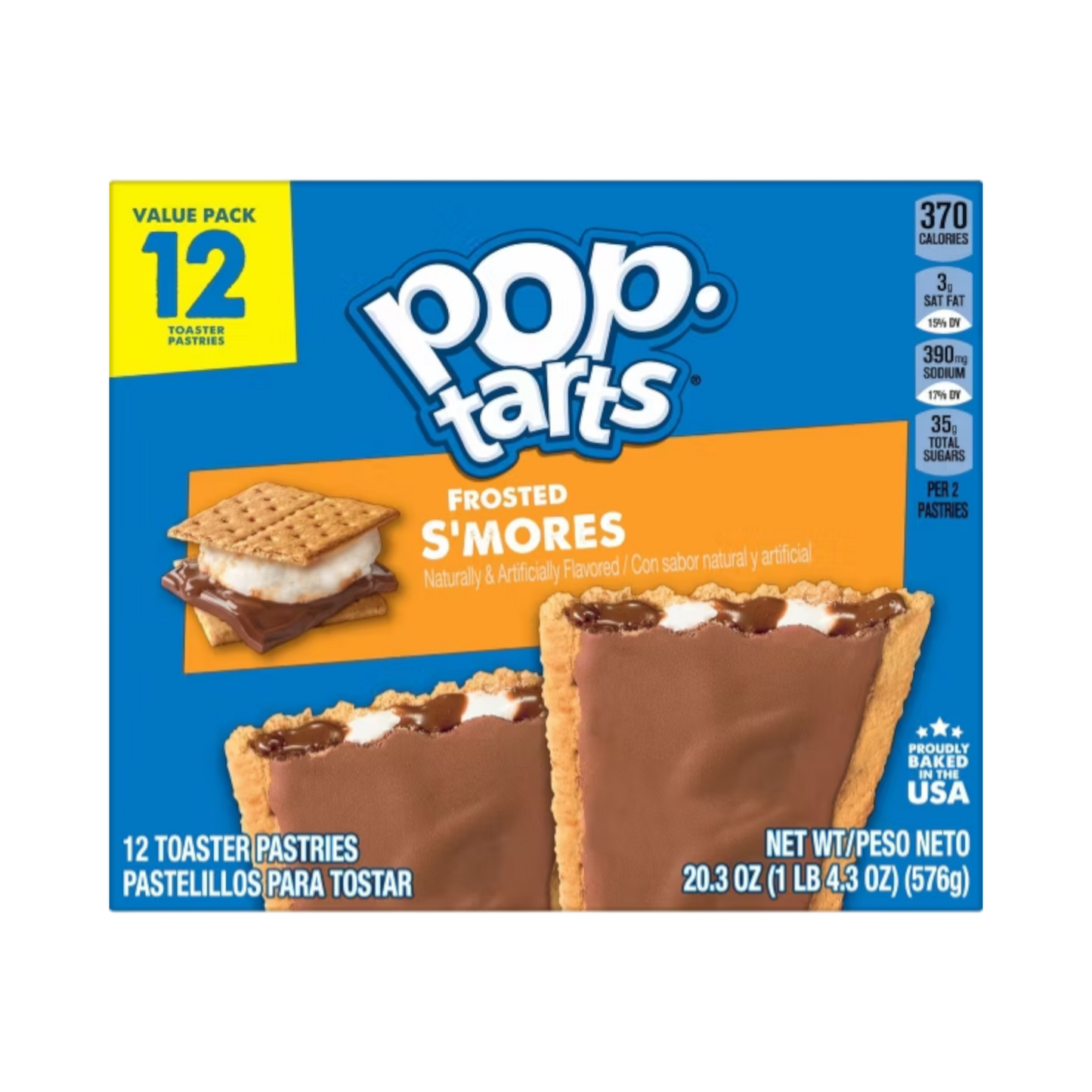 POP TARTS FROSTED S'MORES, 20.3oz - 12ct GPOPTARTS2832